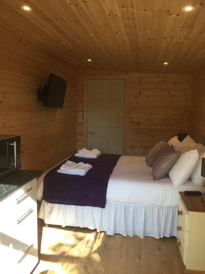 Romantic Getaway Luxury Wooden Cabin With Private Hot Tub And Bbq 阿伯里斯特威斯 外观 照片
